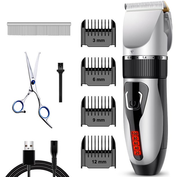 Eagmak Pet Hair Clipper, Low Noise and Cordless, Rechargeable