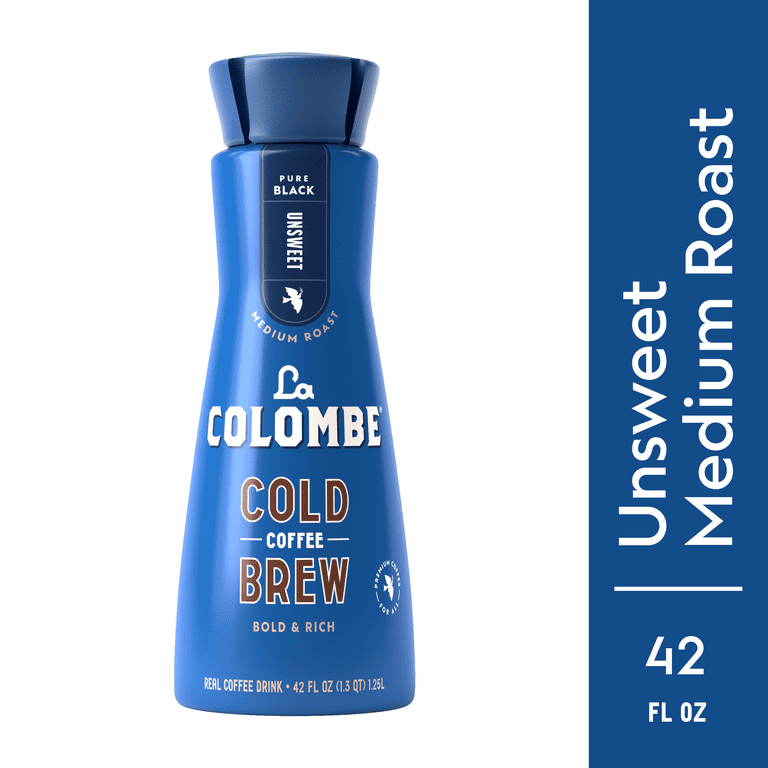 La Colombe Unsweetened Medium Roast Cold Brew Coffee, 42 fl oz