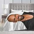 thumbnail image 4 of Shemar Moore Blanket Soft Flannel Fleece Throw Blanket Pattern Warm Plush Blankets 60"x50", 4 of 6