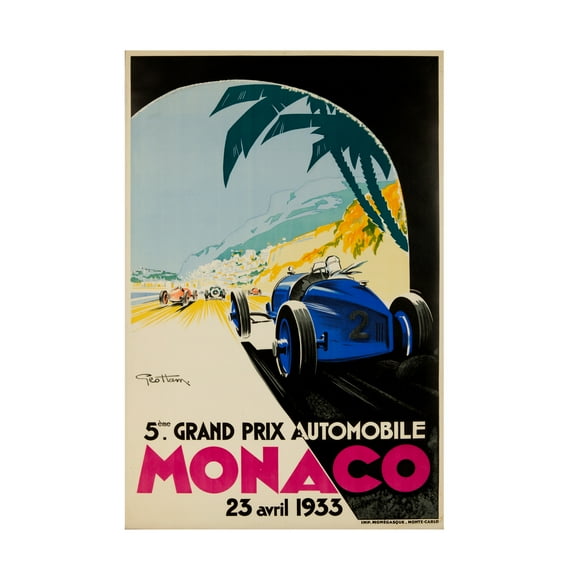 Lantern Press 'Racecar 4' Canvas Art