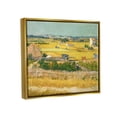 thumbnail image 4 of Stupell Industries The Harvest Vincent van Gogh Classic Painting Painting Metallic Gold Floating Framed Canvas Print Wall Art, Design by one1000paintings, 4 of 5