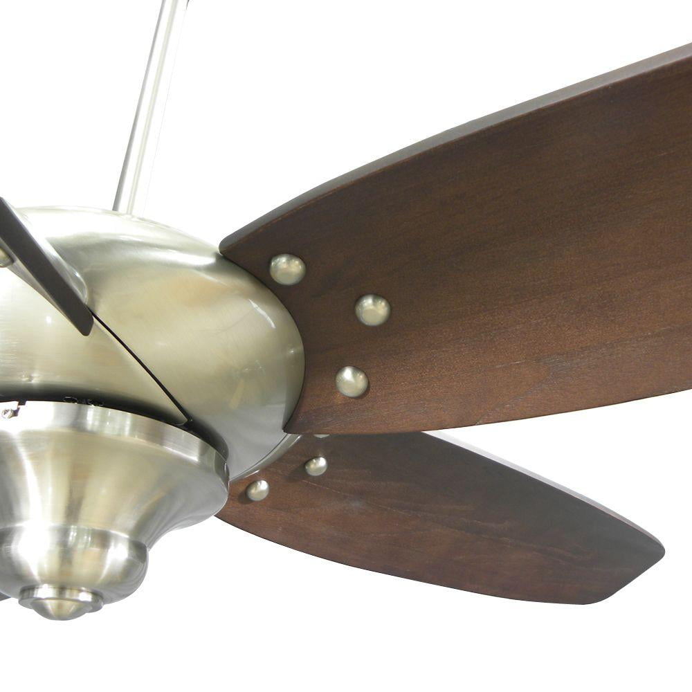 Home Decorators Altura 68 In Brushed Nickel Ceiling Fan