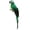Green, variant on Realistic Foam Parrot Statue Artificial Feather Bird For Garden Tree Branch Decor (Rose Red)
