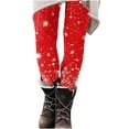 thumbnail image 4 of ClodeEU Women's Christmas Printed Leggings,High Waisted Shiny Leggings Pant,Trendy Legging Multicolor 16,Womens Plus XL, 4 of 5
