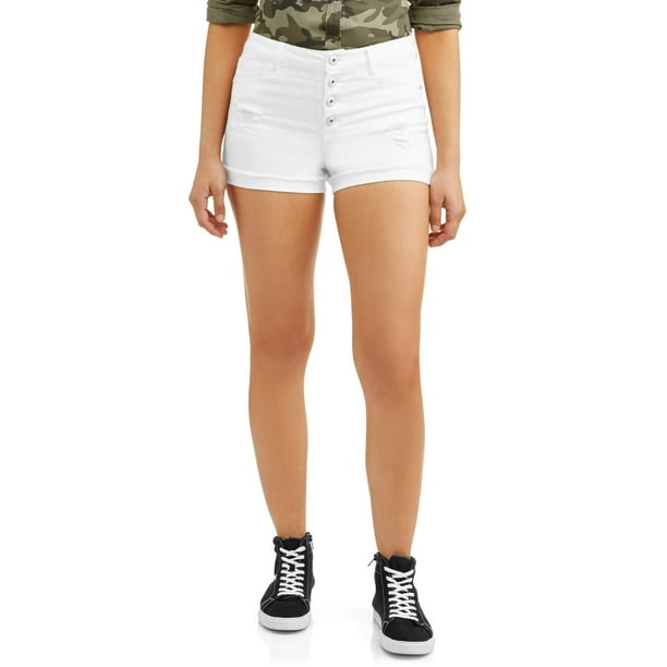 No Boundaries No Boundaries Juniors' high rise sculpting denim short