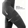 thumbnail image 5 of Resistance Band Leggings, High Waist Butt Lifting Built in Band Cellulite Leggings 3D Compression Workout Yoga Pants, 5 of 9