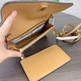 thumbnail image 4 of Tory Burch Women's Thea Small Convertible Flat Wallet Crossbody (Tiramisu), 2-in-1, 4 of 8