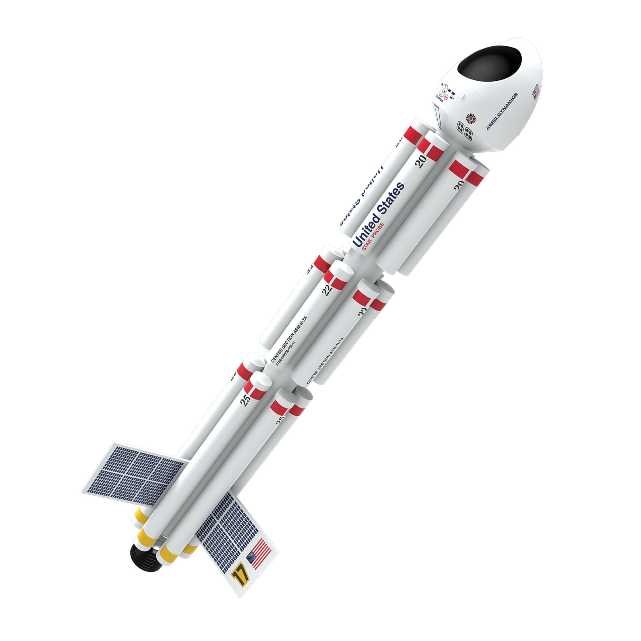 Estes Explorer Aquarius skill level 4 model rocket kit new 7253