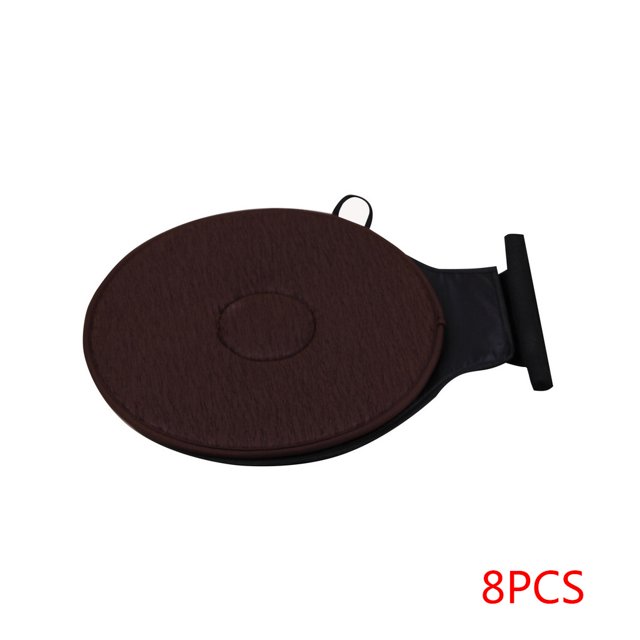 Billuyoard Asiento giratorio de espuma viscoelástica para silla de coche, cojín de ayuda para la movilidad, cojín de oficina Decoración del hogar café 8 piezas Billuyoard JJ15726-04