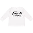 thumbnail image 3 of Inktastic From Santa Fe New Mexico in Black Distressed Text Boys or Girls Long Sleeve Toddler T-Shirt, 3 of 5