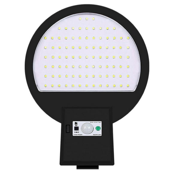 jinwen Solar Street Light 3 Lighting Modes Dusk to Dawn Flood Lamp Sensor White