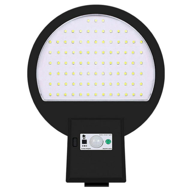 Luz de pared inteligente Dusk to Dawn Sensor de movimiento Lámpara de inundación con energía solar 3 modos de iluminación para pasa blanco Sunnimix Luz de la calle