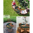 thumbnail image 6 of Boho Driving Car and Mountain Fitted Round Tablecloths Elastic Edged Table Covers 36"-44",Abstract Arch Sun Waterproof Dining Room Table Cloth for Kitchen Holiday Party Tables Decor, 6 of 6