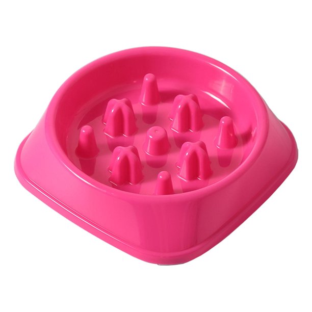 Cuenco para perros de alimentación , para detener la hinchazón, Rosado Yuyangstore Comedero lento para perros