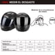thumbnail image 5 of Casco sleek para moto abatible dot monocolor negro mate Mocoerl 903 talla L, 5 of 5