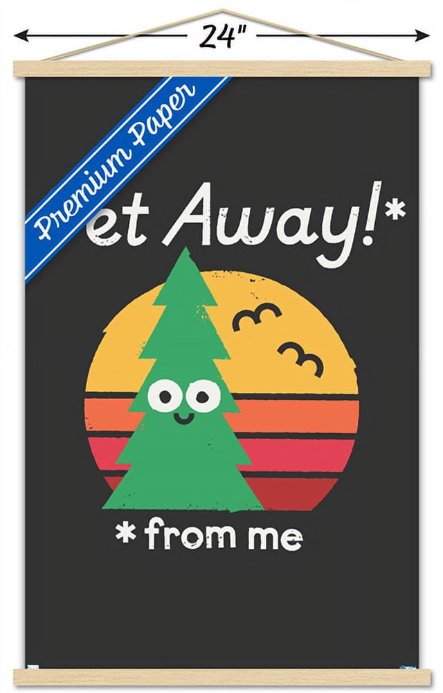 DaVid Olenick - Take a Hike Wall Poster with Wooden Magnetic Frame, 22.375" x 34"