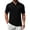Black, variant on OIOLOYJM Mens Polo Shirts Short Sleeve Quick Dry Golf Shirt Athletic Business Work T-Shirt Workout Running Lightweight Top Black L