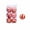 Red-RD-home supplies, variant on ABPWLY Home 12-Piece Christmas Tree Ball Ornaments Set Hanging Decorations Red Silver Blue Plastic Glass 6x6cm Dorm