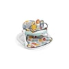 Fisher-Price Deluxe Sit-Me-up Floor Seat Portable Infant Chair with Toys & Tray, Beach Glass, New