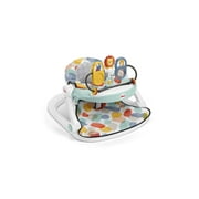 Fisher-Price Deluxe Sit-Me-up Floor Seat Portable Infant Chair with Toys & Tray, Beach Glass, New