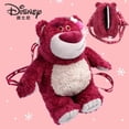 thumbnail image 4 of Disney Toy Story 4 Lotso Kawaii fresa fragante oso juguetes de peluche muñecas de peluche de dibujos animados bolso cruzado regalo de cumpleaños para niña, 4 of 4
