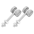 thumbnail image 2 of Shisuyan Greenhouses Sliding Gate Roller Silver 2Pcs 11.8X0.98X0.87In, 2 of 9