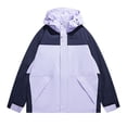 thumbnail image 1 of Ailaofu Women Casual Hooded Trenchcoat Long Sleeve Outdoor Basic Jacket Lightweight Windbreaker for Daily Wear Travel, 1 of 2