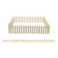 thumbnail image 4 of Miangastore Wooden Fence Reptile Cage Landscape Mini Fence Miniature Decoration Accessory, 4 of 8
