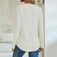 thumbnail image 3 of Posijego Women's Long Sleeve Sweater Plus Size Tops Lightweight Soft Tunics Shirts Casual Loose Dressy Blouses for Women, 3 of 6