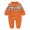 Orange, variant on XIMIN Newborn Baby Boy Girl Halloween Sweater Outfit Long Sleeve Jumpsuit Ribbed Knit Cute Pumpkin Embroidery Button Knit Sweater Romper Fall Winter Clothes