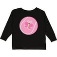 thumbnail image 3 of Inktastic Tennis Pink Ball Girls Long Sleeve Toddler T-Shirt, 3 of 5