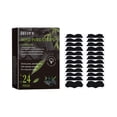 thumbnail image 1 of Tiras nasales removedoras de puntos negros | Limpieza profunda de tiras de poros negros para la nariz | Aloe Calmante y Control de Aceite | Parche de mascarilla nasal exfoliante suave | 24 Conde |, 1 of 7