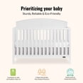 thumbnail image 3 of Dream On Me Storybrooke 5 in 1 Convertible Crib, White, 3 of 7