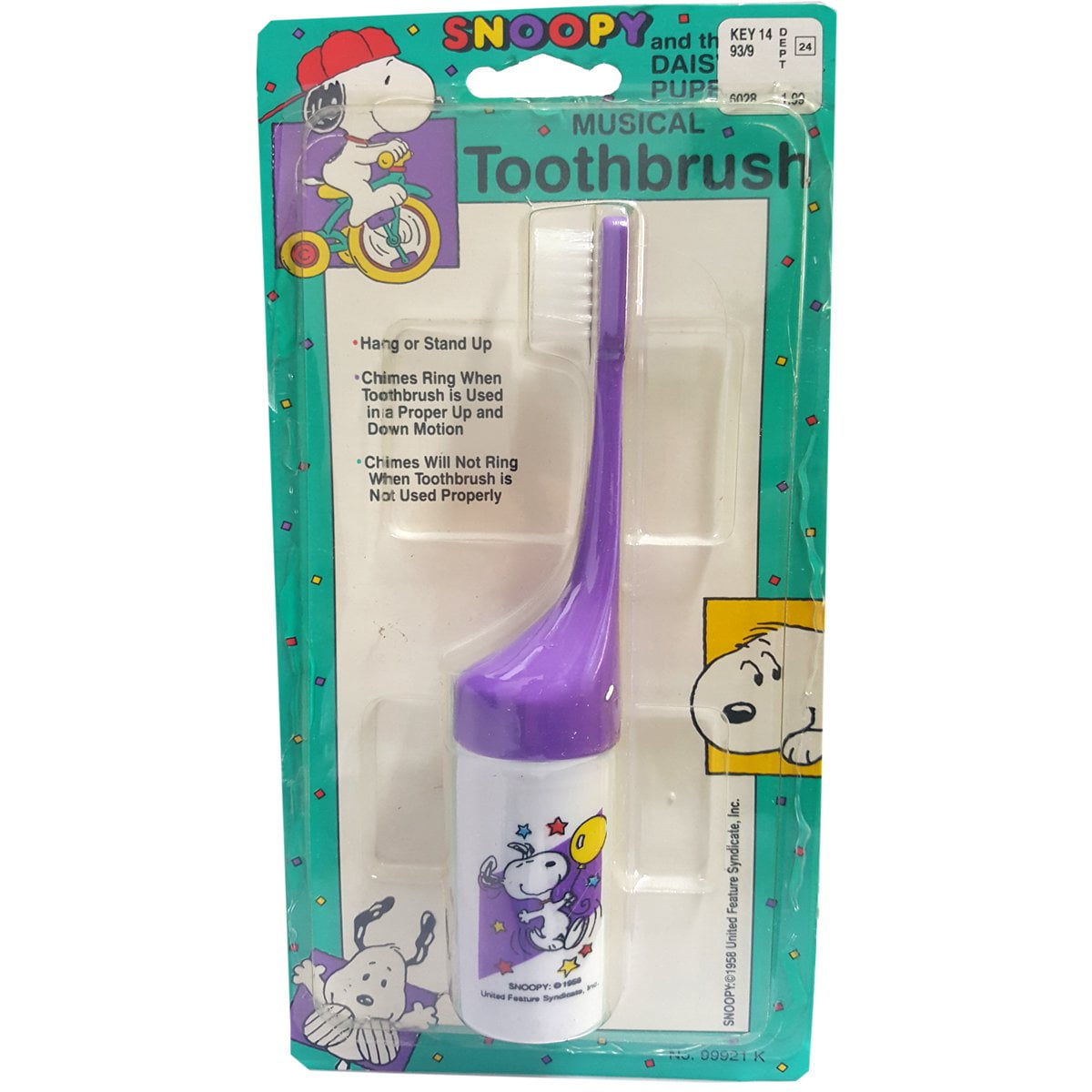 Peanuts Baby Snoopy Musical Toothbrush (Purple)
