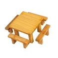 thumbnail image 2 of Decoración de Sillas de Mesa, Accesorios Multiusos, Modelo de Muebles de Madera 1/12, Taburete de Escritorio de Muñecas, Micro Pais Macarena Artesanía de casa de muñecas en miniatura, 2 of 8