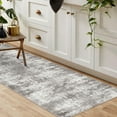 thumbnail image 3 of BERTHMEER 2'x6' Runner Rug Abstract Porch Hallway Entryway Kitchen Living Room Bedroom Runner,Non-Slip Machine Washable Rug,Gray, 3 of 6