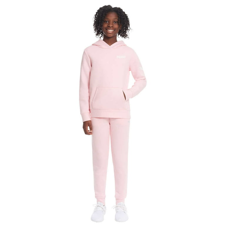 Puma sweatpants shop and sweatshirt set