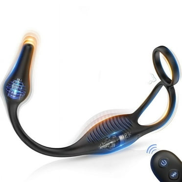 Xbonp Thrusting Anal Vibrator Prostate Massager Vibrating And Penis Ring