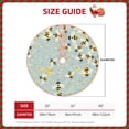 thumbnail image 2 of Disketp Bees Christmas Tree Skirt, Christmas Tree Decorations, Christmas Decor, Tree Mat Decoration(30-48IN)-36", 2 of 6