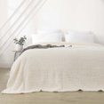 thumbnail image 3 of Mainstays, Modern Ivory Off-White, Polyester Sherpa Bed Blanket, Twin, 3 of 6