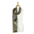 thumbnail image 4 of Paisley Pattern Tow Layered Woven Pashmina Shawl Scarf Wrap Stole, 4 of 4