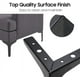 thumbnail image 4 of Patas para muebles de 7"/17,5 cm, 4 patas de metal modernas con forma de triángulo de diamante para muebles, repuesto para armario, sofá, sillón, otomana, 4 of 6