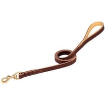 Weaver Leather 06-5657-4 Deer Ridge Dog Leash, Leather/Deerskin, 3/4-In. x 4-Ft. - Quantity 1