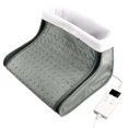 thumbnail image 1 of Chauffe-pieds, avec doublure en peluche, chauffage lectrique des pieds avec niveaux de temprature, lavable en machine, gris, 1 of 5