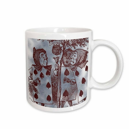 

3dRose Painting the Roses Vintage Alice in Wonderland Ceramic Mug 11-ounce