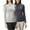 Charcoal/Grey, variant on 2 Pack Women's Thermal Turtle Long sleeve shirts compression Base layer top (Medium, Black/White)