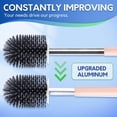 thumbnail image 4 of Toilet Brush and Holder Set,  Toilet Bowl Cleaner Brush, Toilet  Brush with Tweezers for Bathroom Cleaning, RV Accessories and House Organization -Haves -, 4 of 6