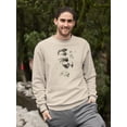 thumbnail image 2 of Waterbird Sketchbook Ii Sweatshirt Men -Vision Studio Designs, Male 4X-Large, 2 of 4