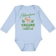 thumbnail image 3 of Inktastic Vintage Adventure is Calling and I Must Go with Moose Boys or Girls Long Sleeve Baby Bodysuit, 3 of 5