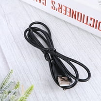 Worgeous 1M Length Black USB 5V 5.5x2.1mm DC Barrel Power Cable Connector for Small Electronics Usb Extension Cable Black